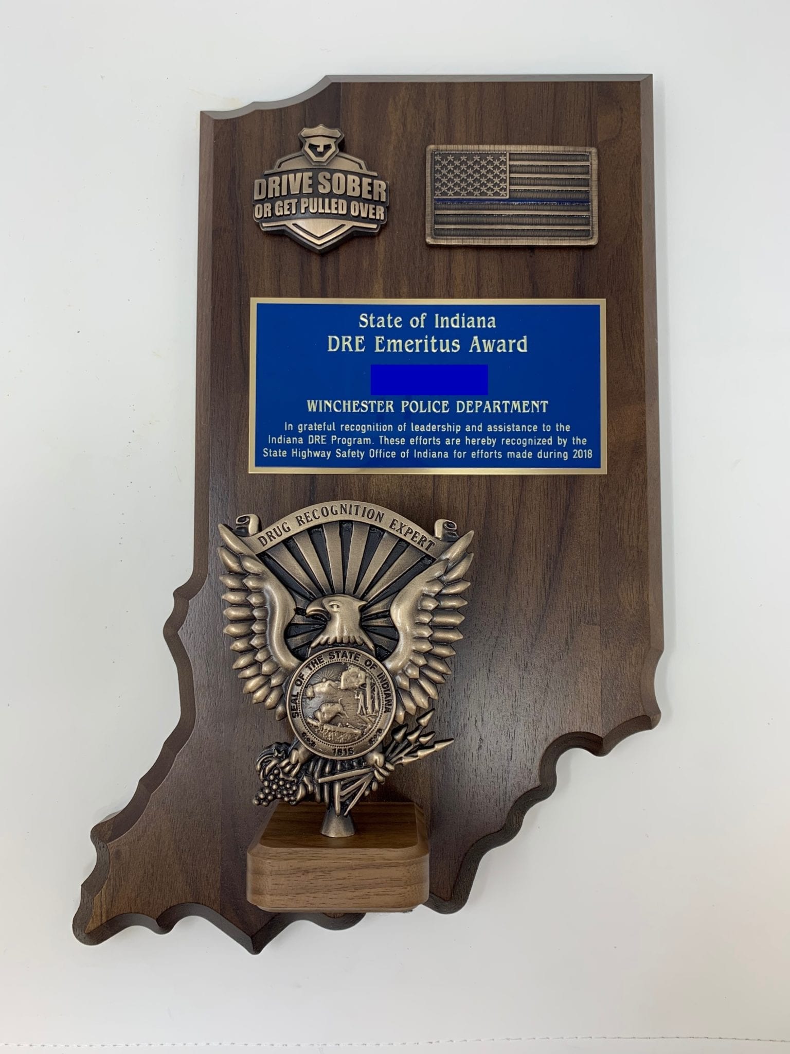 Bronze Law Enforcement Badge Plaques - Brodin Studios