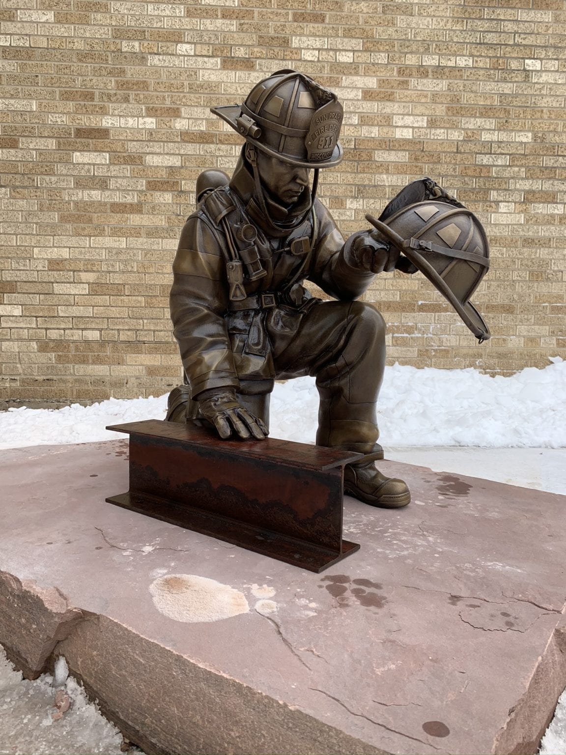 Bronze Firefighter Memorial Statue | Brodin Studio Inc.